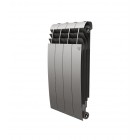 Радиатор биметаллический секционный Royal Thermo BiLiner Silver Satin 500 - 4 секции (RTBSS50004)